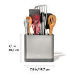 Adjustable Stainless Steel Utensil Holder - Large S9