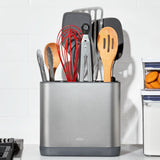 Adjustable Stainless Steel Utensil Holder - Large S9