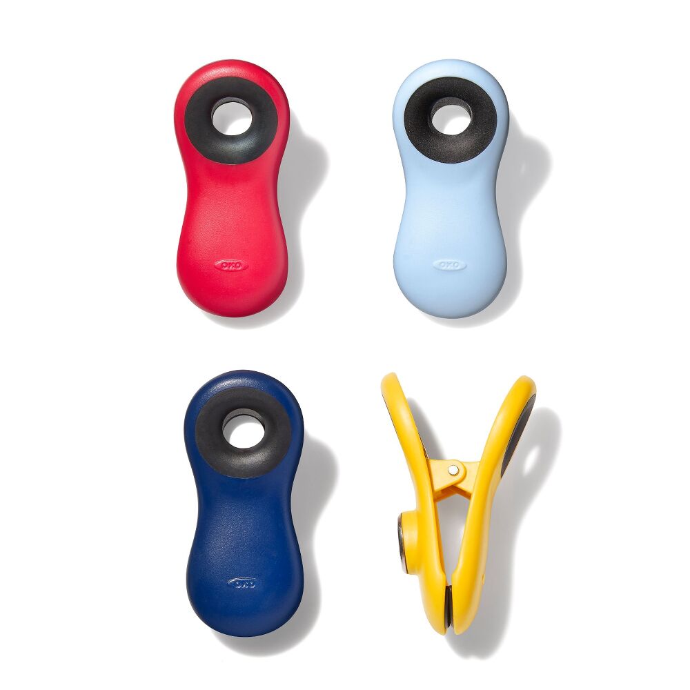 Magnetic All-Purpose Clips - 4-Pack - assorted colors N1