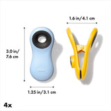 Magnetic All-Purpose Clips - 4-Pack - assorted colors N1