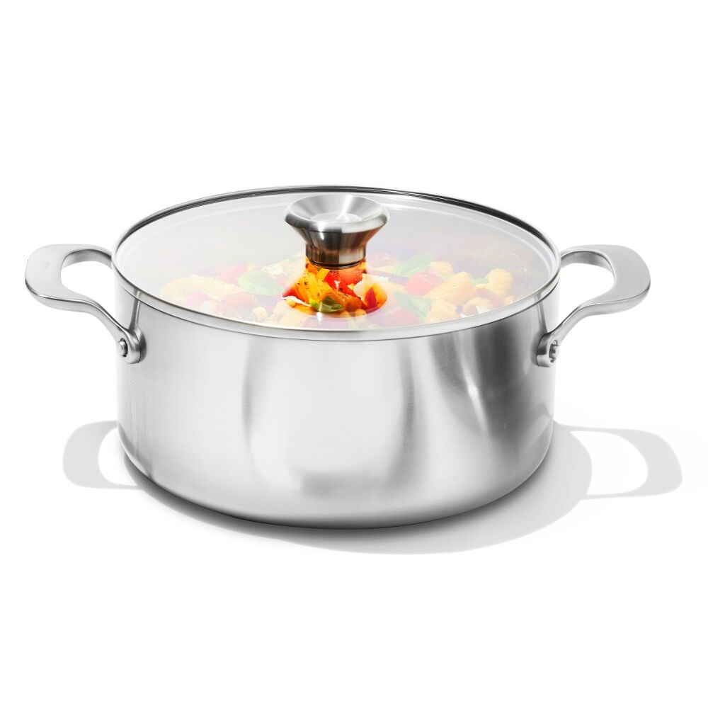 Stainless Steel Mira Series 5.2qt Casserole And Lid I9