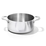 Stainless Steel Mira Series 5.2qt Casserole And Lid I9