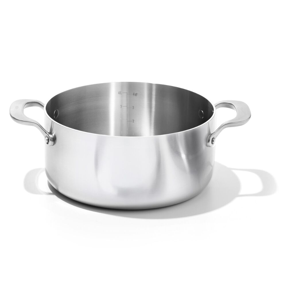 Stainless Steel Mira Series 5.2qt Casserole And Lid I9