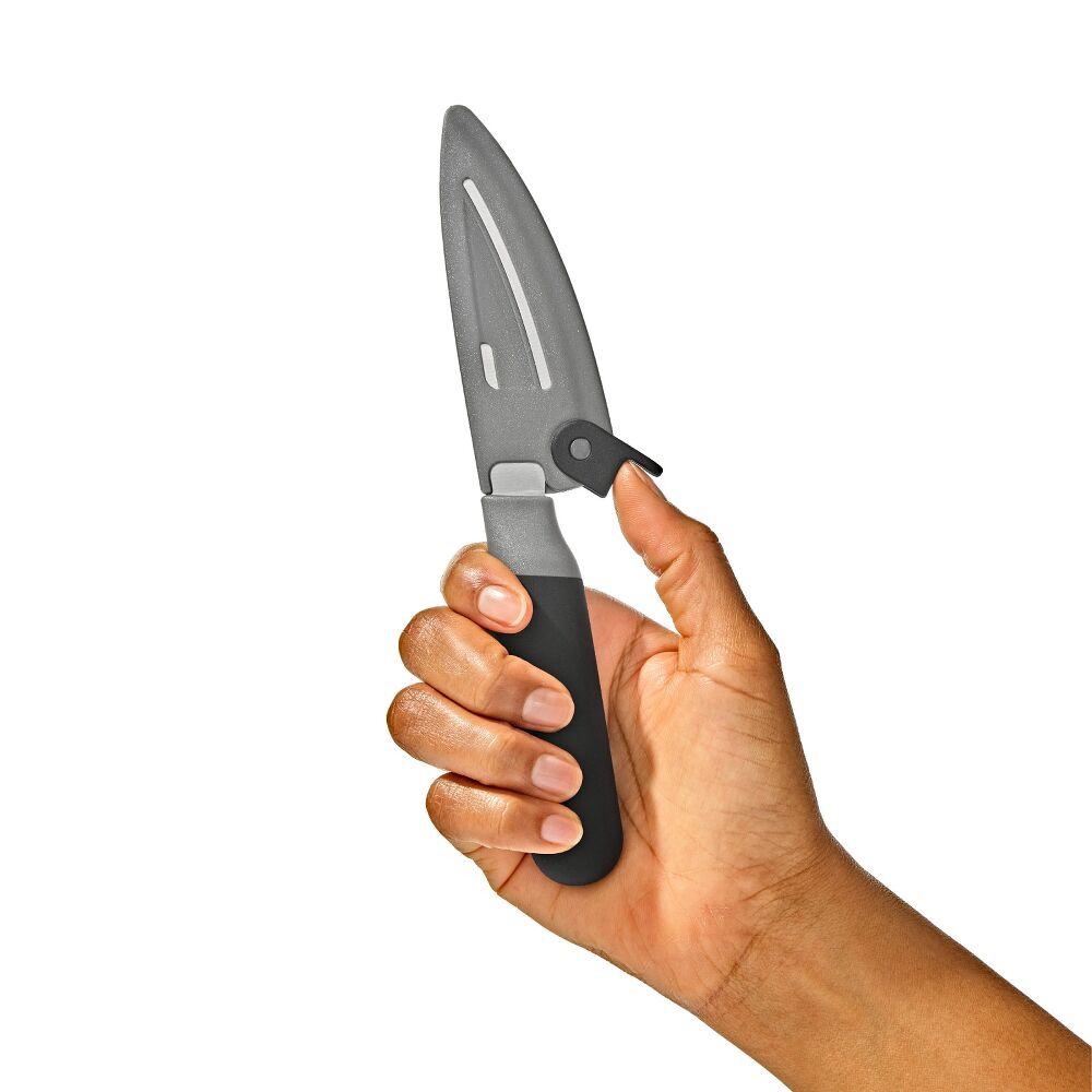 3.5 in Paring Knife with Locking Sheath J1