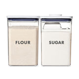 2-Piece Prelabeled POP Container Set with Scoop E6