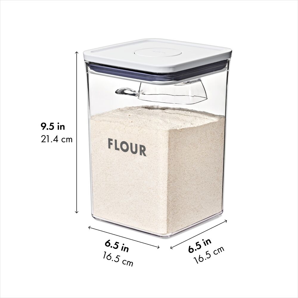 2-Piece Prelabeled POP Container Set with Scoop E6