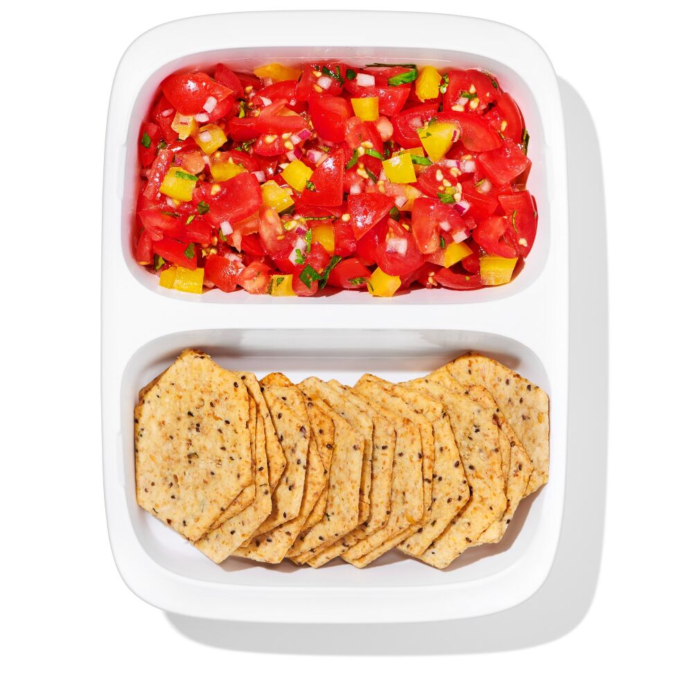Prep & Go 2-Cup Divided Container Z6