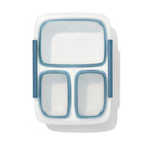 Prep & Go 4.1-Cup Divided Container - Ocean Blue Q2