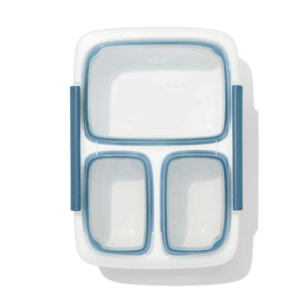 Prep & Go 4.1-Cup Divided Container - Ocean Blue Q2