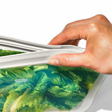Silicone Reusable Bag - Stand-Up Quart (32 oz) - Oat S2
