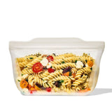Silicone Reusable Bag - Stand-Up Quart (32 oz) - Oat S2