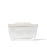 Silicone Reusable Bag - Stand-Up Quart (32 oz) - Oat S2