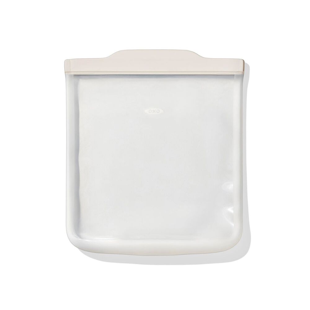 Silicone Reusable Bag - Half Gallon Bag (64 oz) - Oat V8