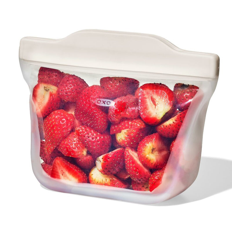 Silicone Reusable Bag - Stand-Up Snack (12 oz) – Oat L4