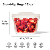 Silicone Reusable Bag - Stand-Up Snack (12 oz) – Oat L4