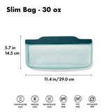 Silicone Reusable Bag - Slim Bag (20 oz) - Lagoon C5