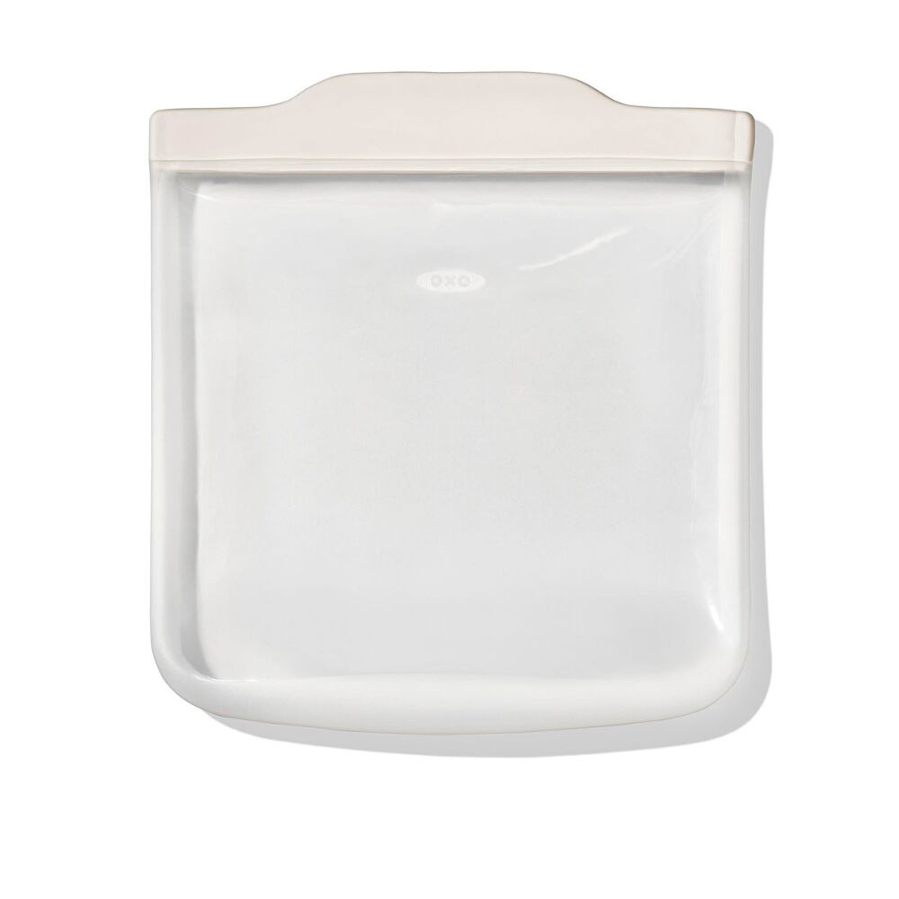 Silicone Reusable Bag - Sandwich Bag (28 oz) - Oat I2