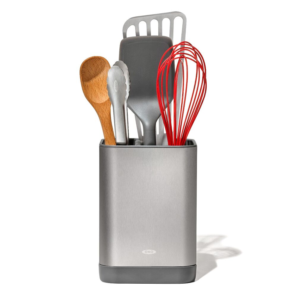 Adjustable Stainless Steel Utensil Holder - Small C3
