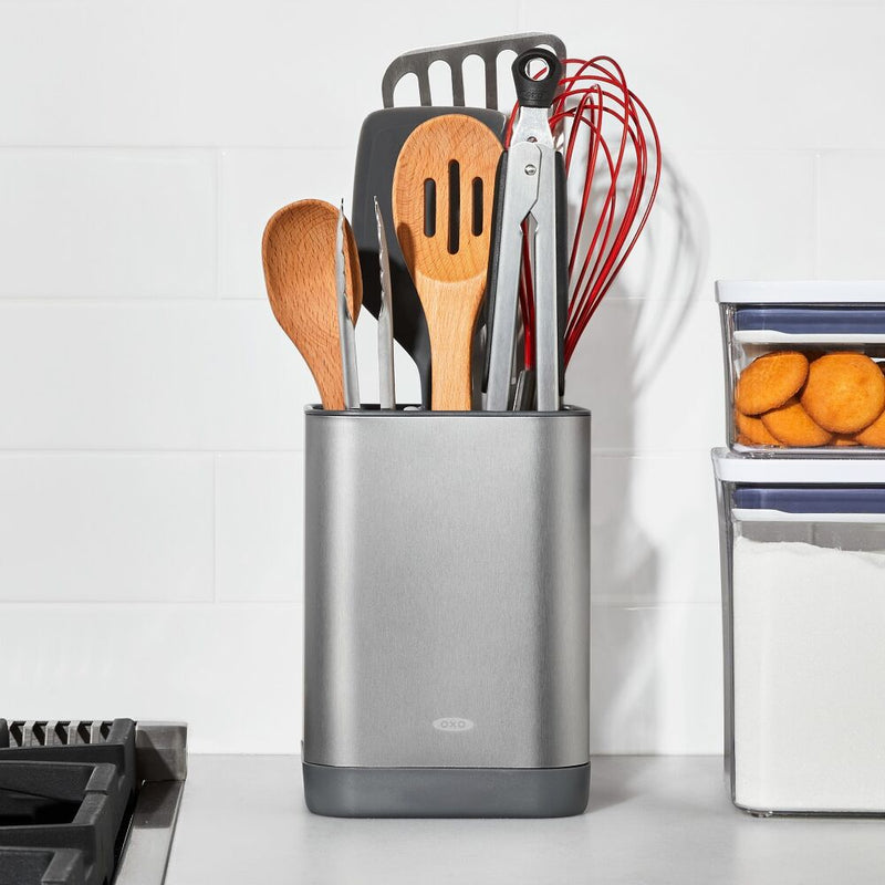 Adjustable Stainless Steel Utensil Holder - Small C3