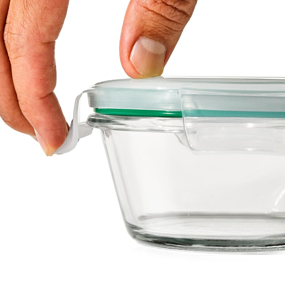 Smart Seal 8-Piece1 Cup Glass Round Container Set R7