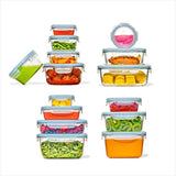 30-Piece Smart Seal Container Set - Arctic Blue G6