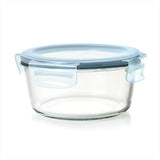 Smart Seal 7-Cup Glass Round Container - Arctic Blue Z4