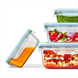 12-Piece Smart Seal Glass Container Set - Arctic Blue Y8