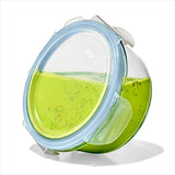 Smart Seal 1-Cup Glass Round Container - Arctic Blue E8