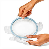Smart Seal 1-Cup Glass Round Container - Arctic Blue E8