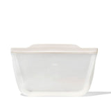 Silicone Reusable Bag - Stand-Up Half Gallon (64 oz) - Oat D8