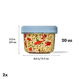 Twist & Stack Container (20 oz) – 2-Pack Z6