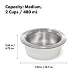 OXO Pet Nonslip Bowl - Medium, 2 Cups / 480 mL J3