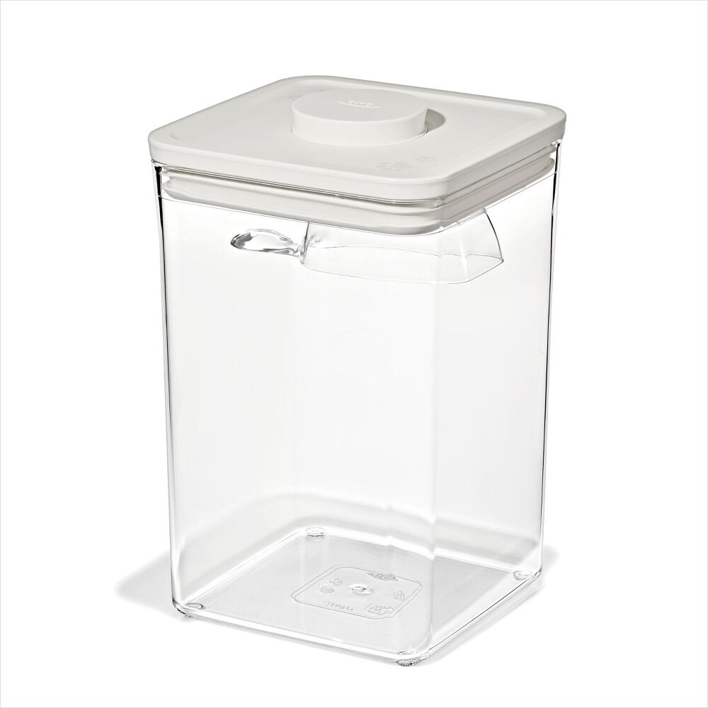 OXO Pet POP Container with Scoop — Big Square Medium — 4.4 Qt/4.2 L C0