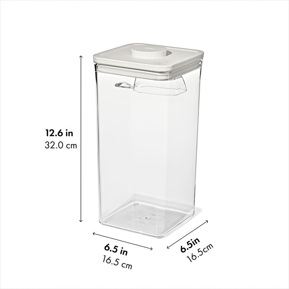 POP Container with Scoop — Big Square Tall — 6 Qt/5.7 L W3