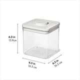 OXO Pet POP Container — Big Square Short — 2.8 Qt/2.6 L S3