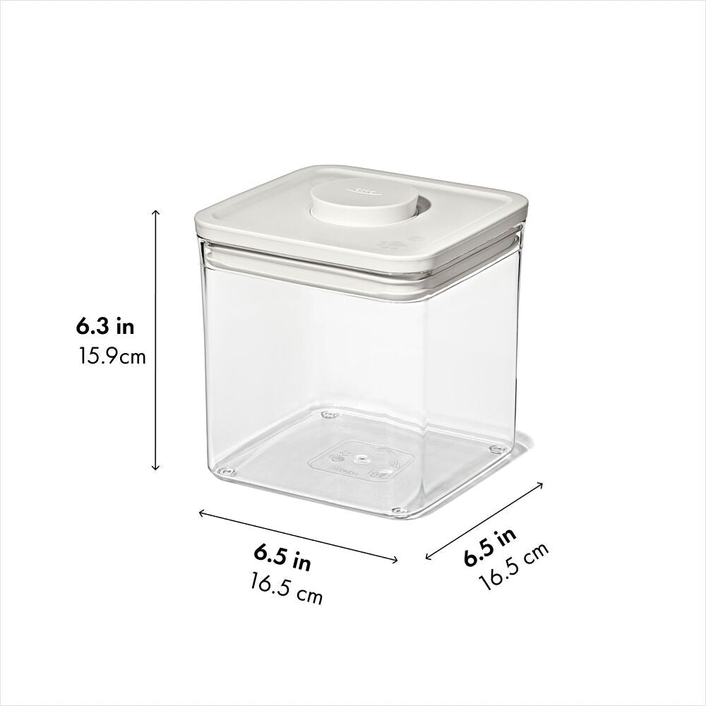 OXO Pet POP Container — Big Square Short — 2.8 Qt/2.6 L S3