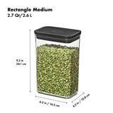 POP Container - Rectangle Medium (2.7 Qt/2.6 L) N0