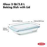 Glass Baking Dish with Lid (3.0 Qt) A6