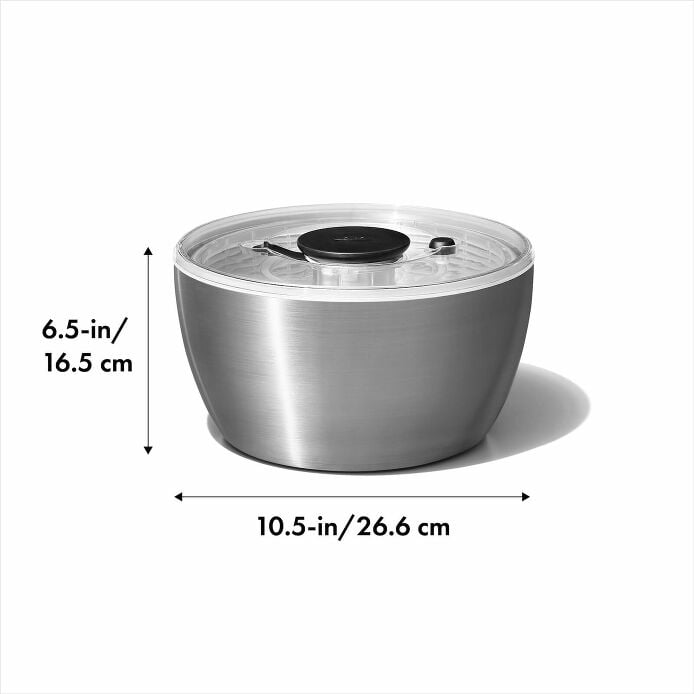 Steel Salad Spinner V6