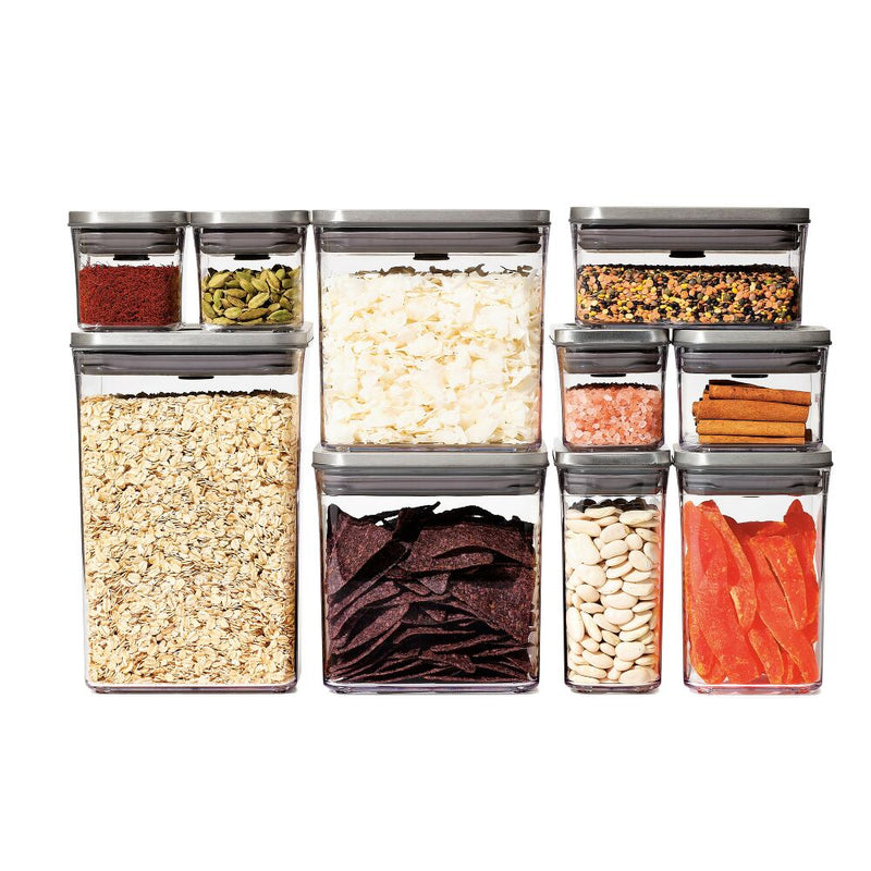 Steel 12-Piece POP Container Set U2