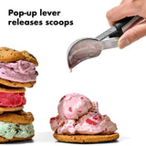 Steel Lever Ice Cream Scoop I3