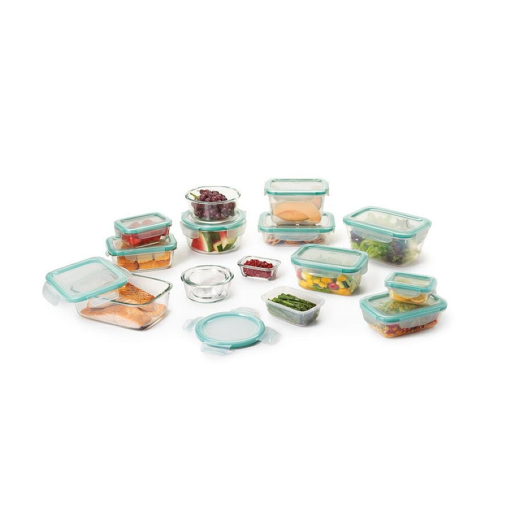 OXO Good Grips 30 Piece Smart Seal Glass & Plastic Container Set C9