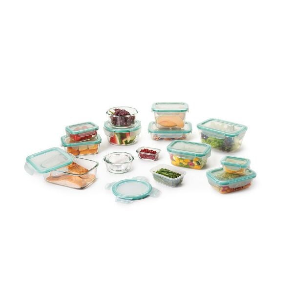 OXO Good Grips 30 Piece Smart Seal Glass & Plastic Container Set C9