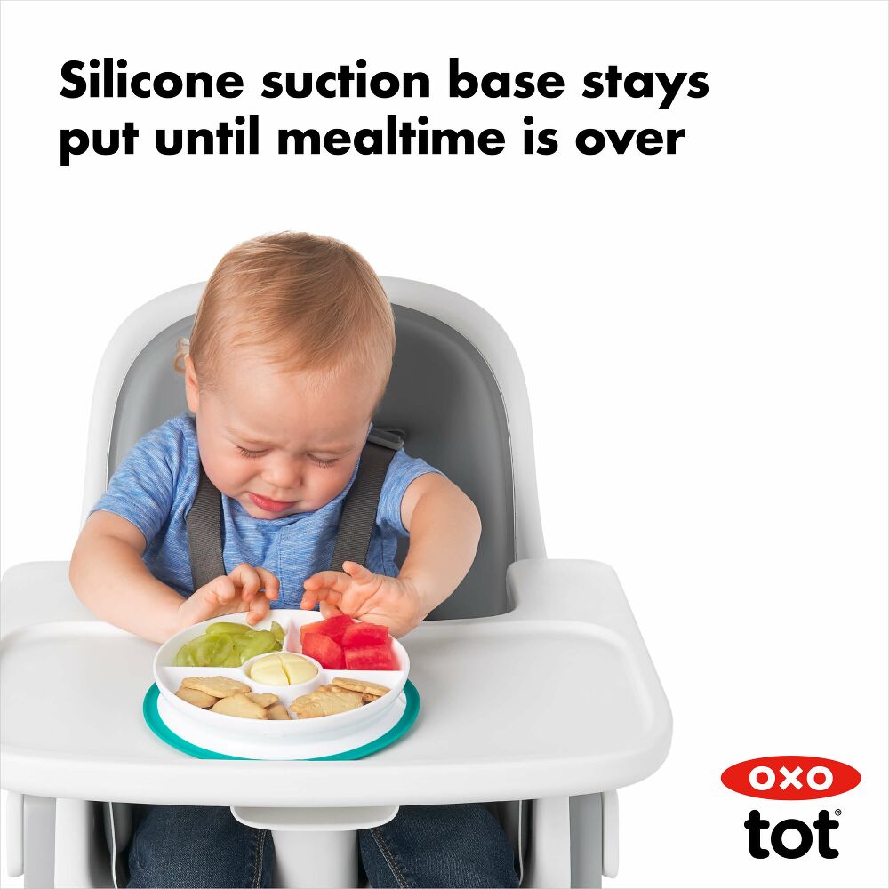 Stick & Stay Suction Divided Plate K2