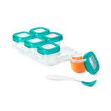 2 oz Baby Blocks™ Plastic Freezer Storage Containers - Tot Teal T4