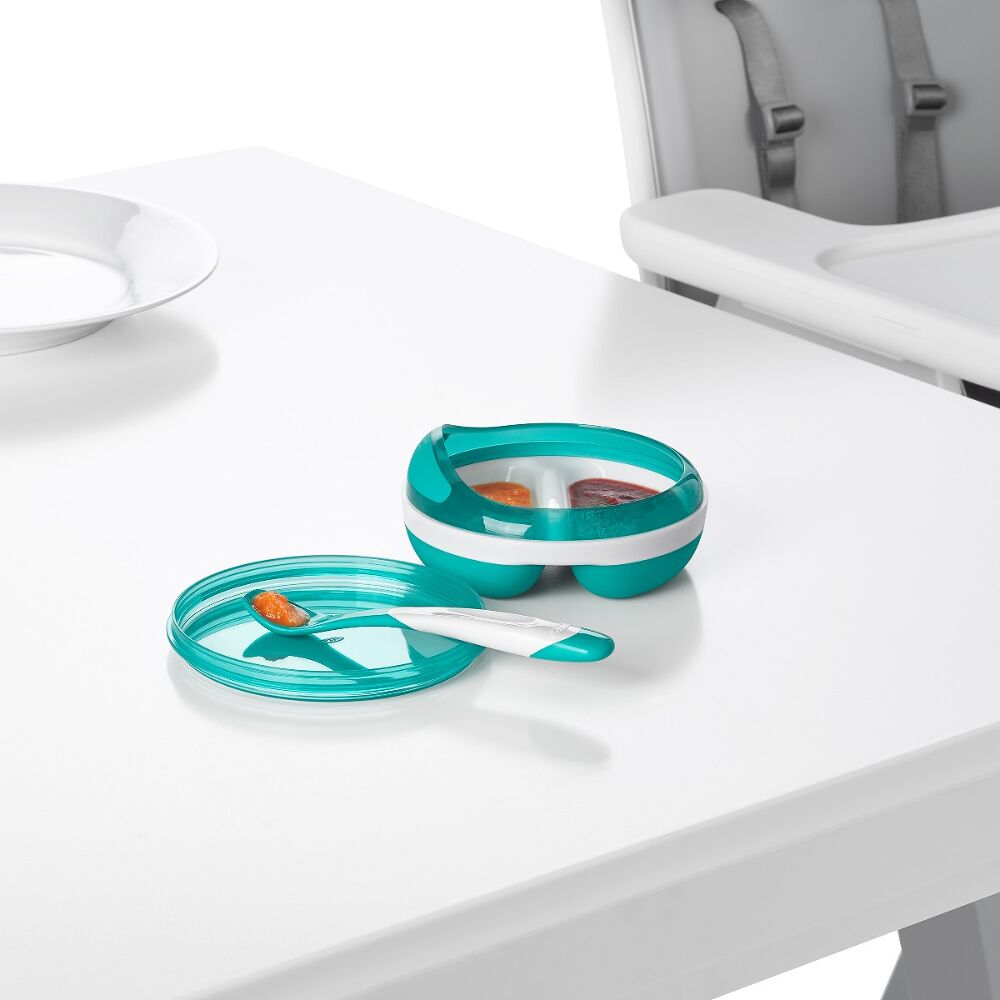 Divided Feeding Dish with Removable Ring B5