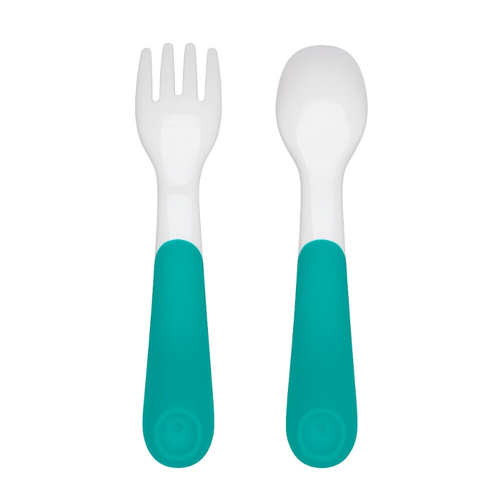 On-the-Go Plastic Fork and Spoon Set with Travel Case J6