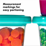 4 oz Baby Blocks™ Silicone Freezer Storage Containers - Tot Teal J0