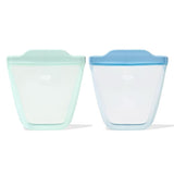 Tot Silicone Reusable Bag - 2-Piece Stand-Up Cup Set Q6