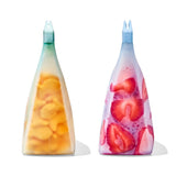 Tot Silicone Reusable Bag - 2-Piece Stand-Up Cup Set Q6